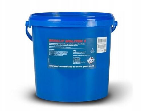 Fuchs Renolit Moliten 2 5kg Smar Litowy z MoS2 Dwusiarczek Molibdenu