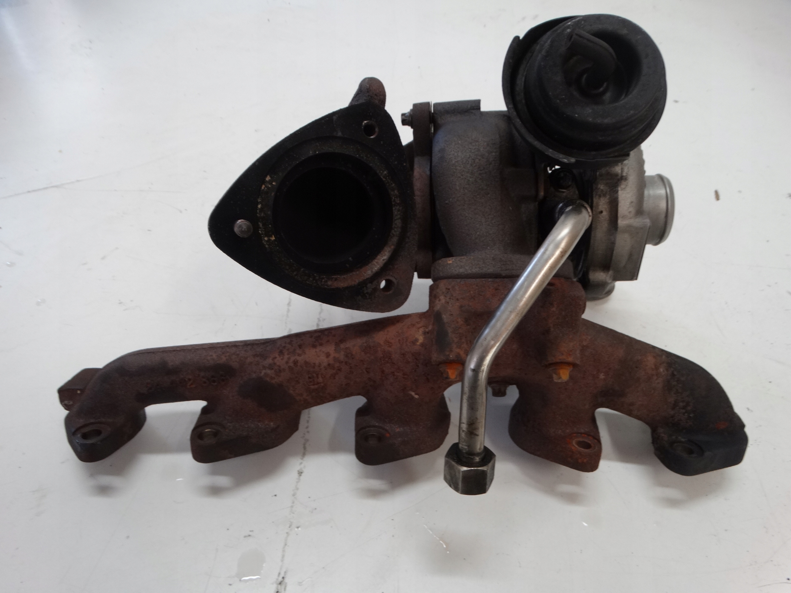 turbo+header pipe exhaust pipe. OPEL VECTRA C