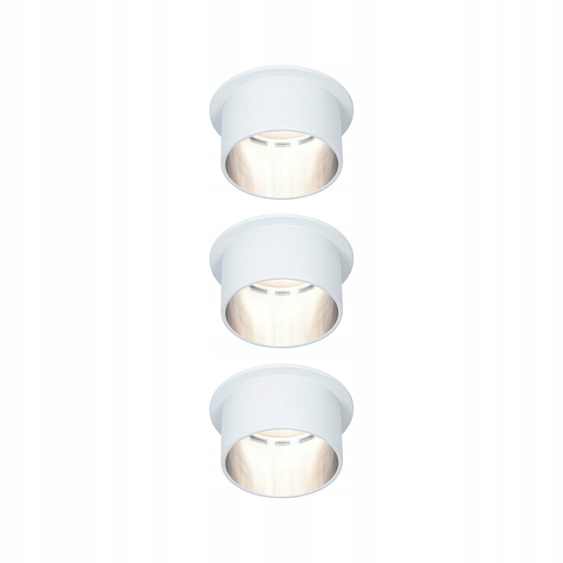 Vstavané Led svietidlo Paulmann Gil 6W 3-stmievanie biela mat IP44 2700K sada 3