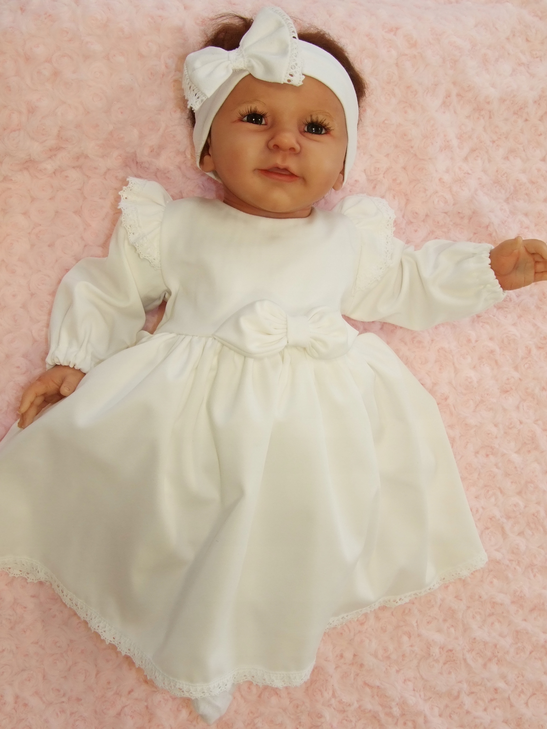 Sukienka do chrztu bawełniana 62r Wiosenna Marka Inna marka