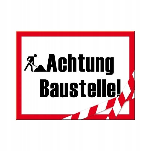 Magnes Achtung Baustelle Nostalgic 14245