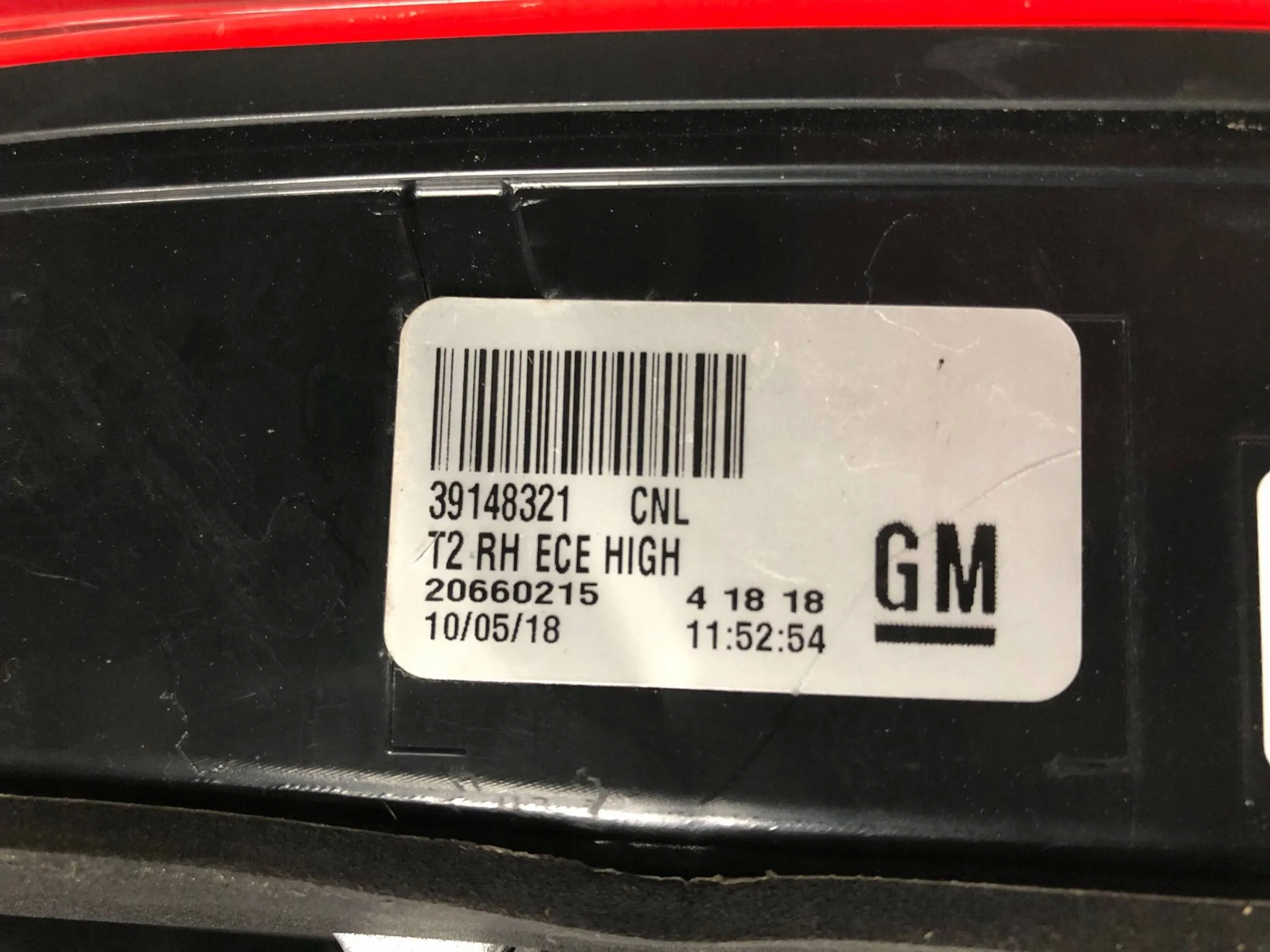 Lampa w klapę prawa Opel Insignia B 2020 Typ samochodu Samochody osobowe