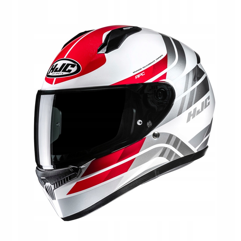 Motocyklová Prilba Hjc C10 Hyper White Red M