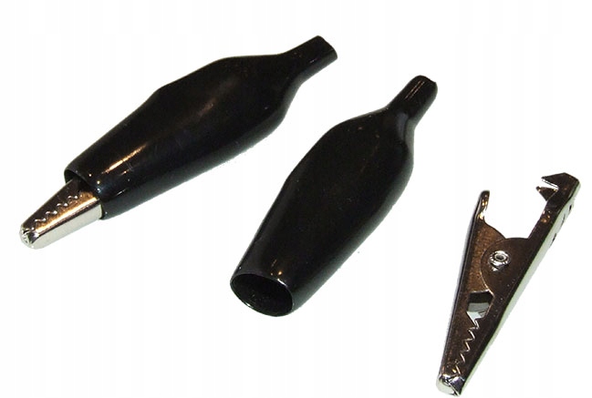 Zacisk Typu Krokodylek CM6B Czarny