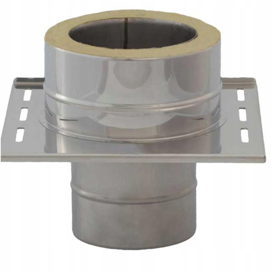 Päta nadstavca Ø150 250, hr. 0.6 mm, nerez, trojplášť