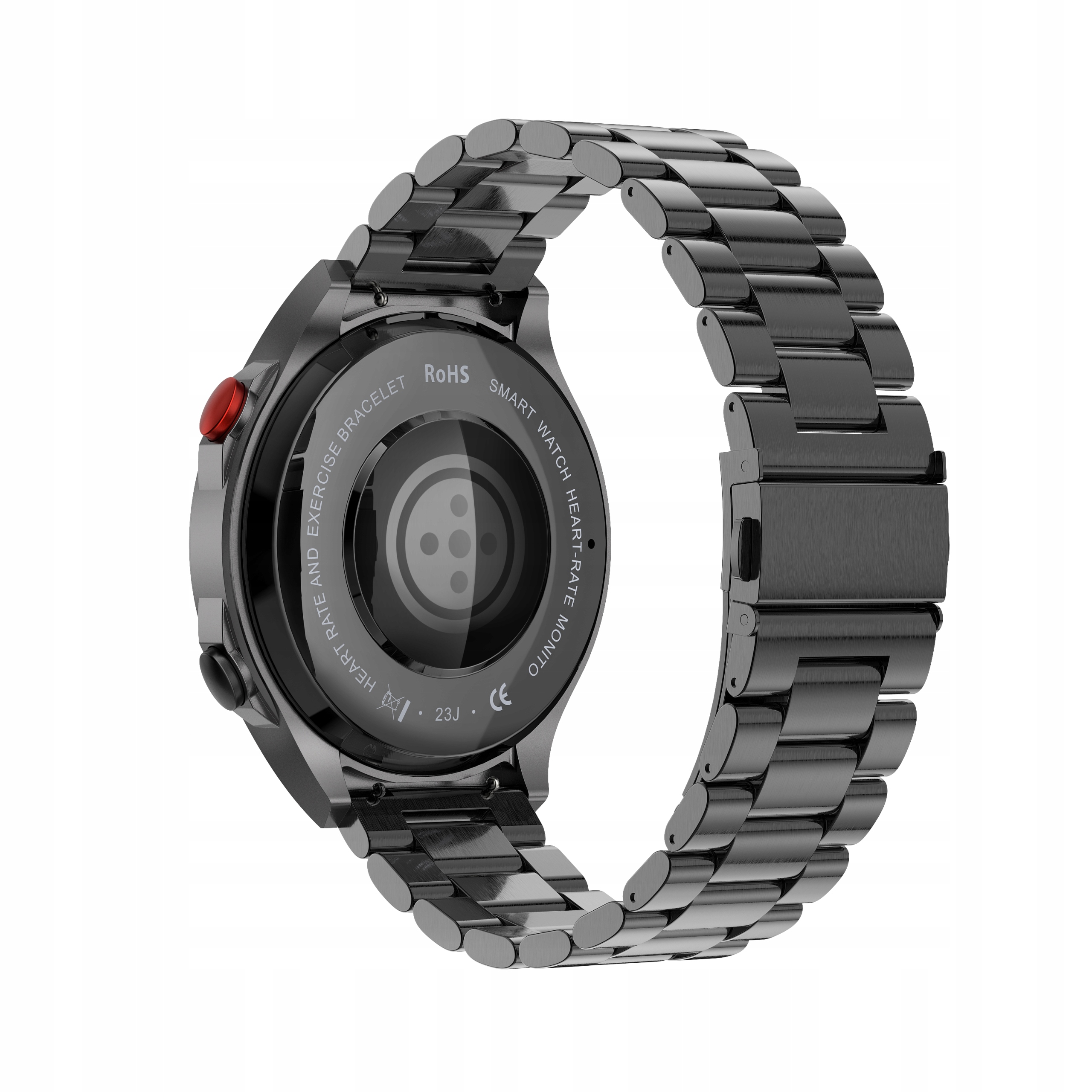 Smartwatch PŁATNOŚCI NFC Zegarek AMOLED Czarny Tętno Ciśnienie Smart Watch Transmisja danych brak