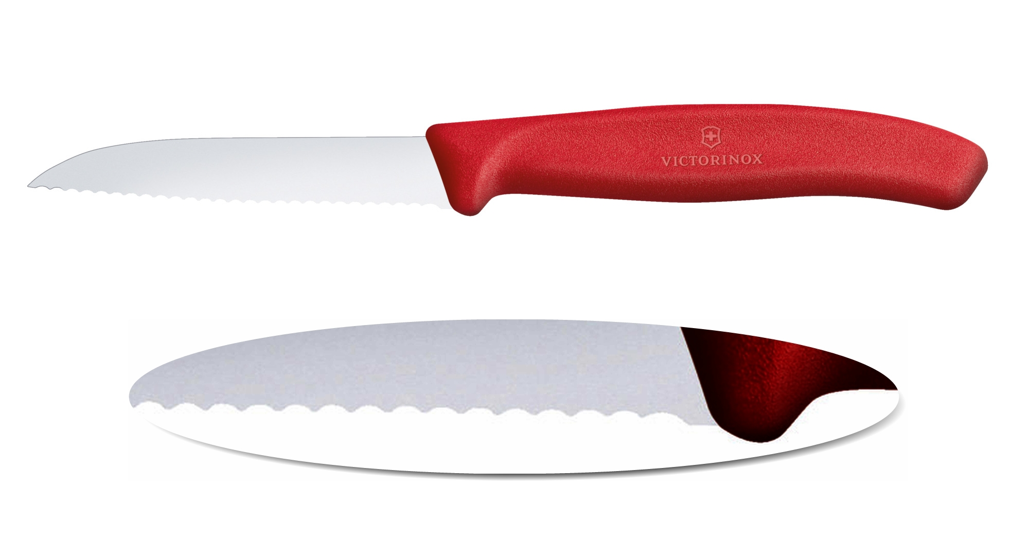 

nóż kuchenny Victorinox 6.7431 czerwony, 8cm ząbki