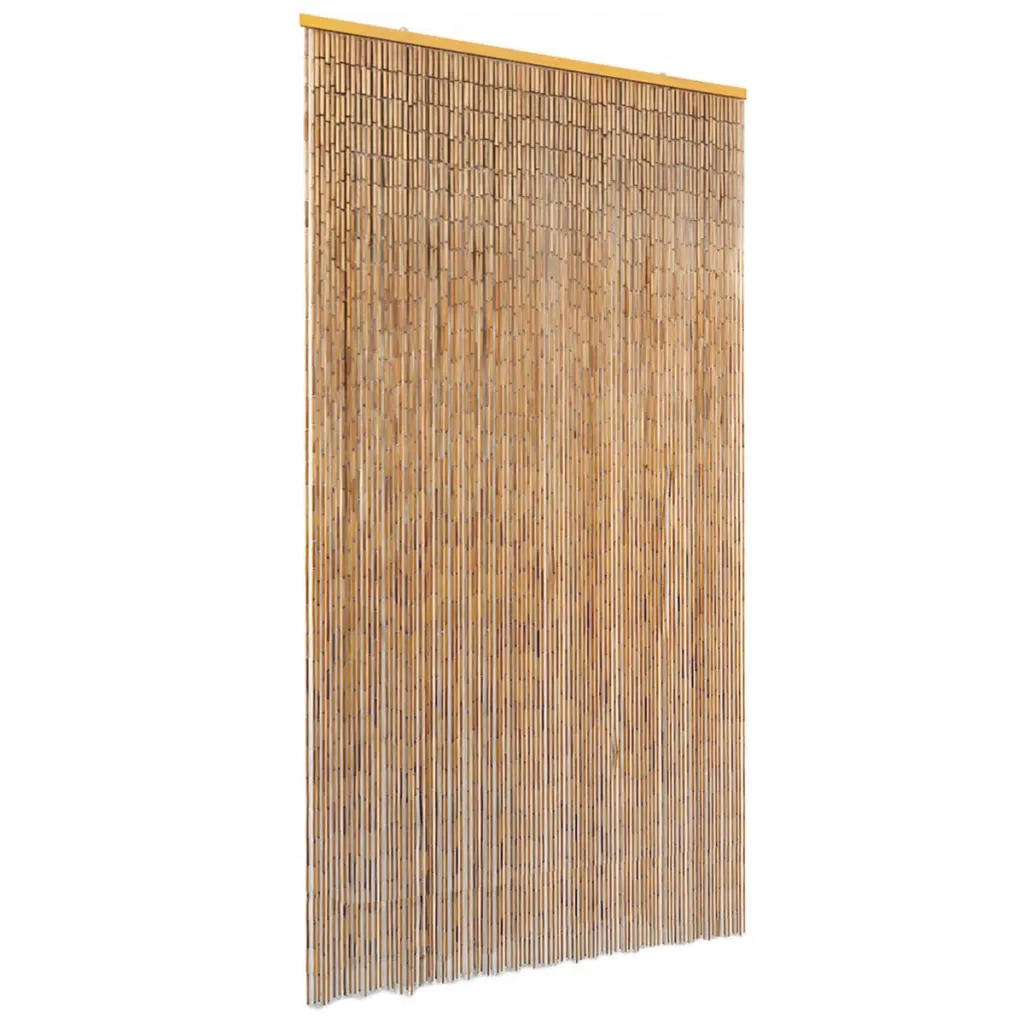 Dveřní závěs proti hmyzu, bambus, 100x220 cm Hnědá 43723