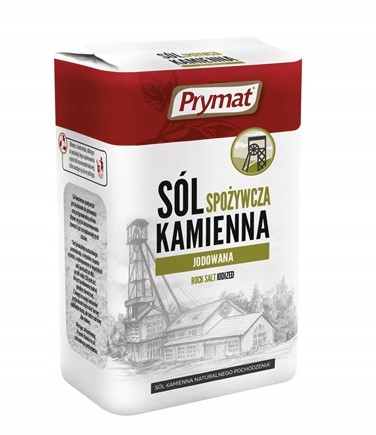 Prymat Potravinová sůl kamenná jodovaná 10 x 1 kg