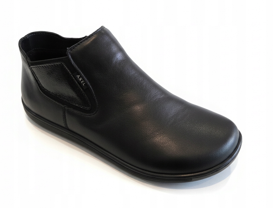 Axel Comfort Dámské Kožené Polobotky Černé, Velikost H 4508, vel. 39