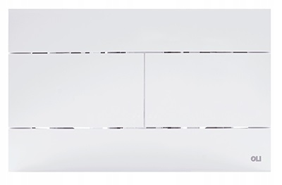 Tlačítko do Wc rezervoárů Koło Slim SLIM2 bílé pro podomítkový rám