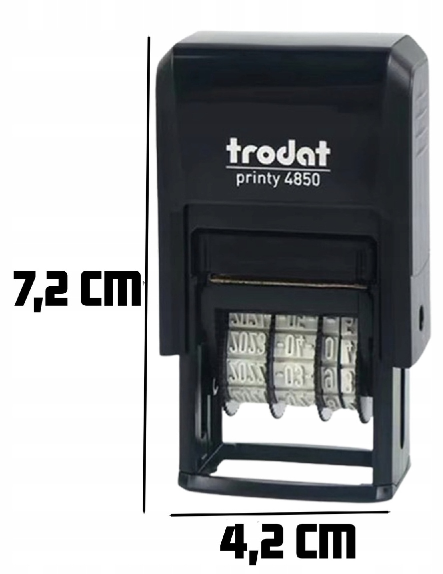 Datownik samotuszujący TRODAT Printy 4810 wersja ISO 2035-12-01 Format daty cyfrowy