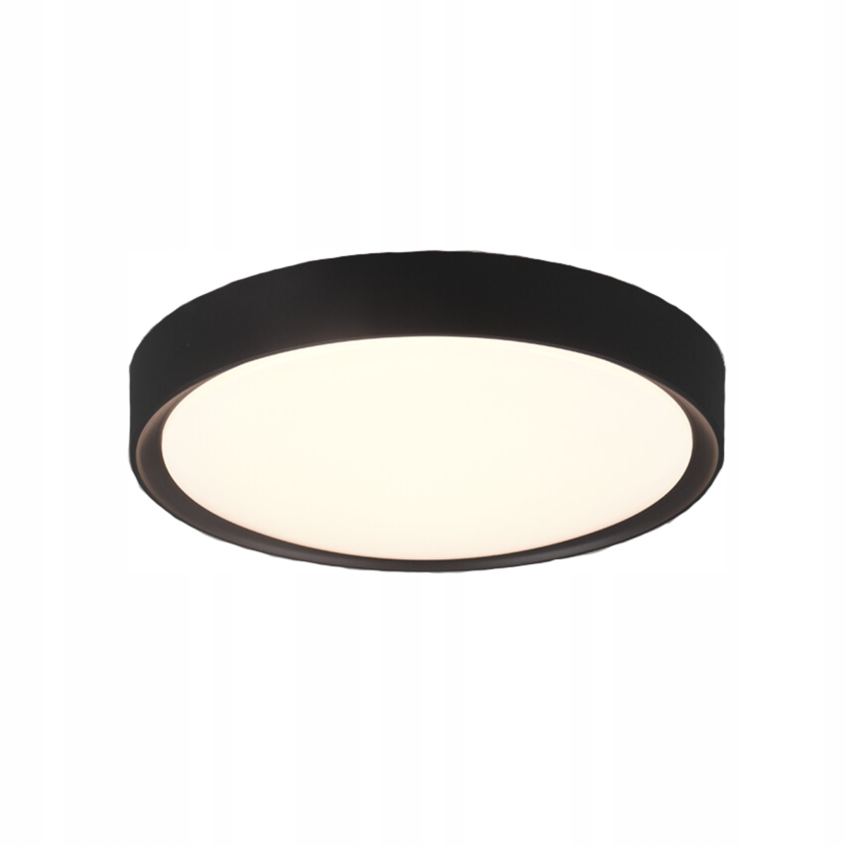 Lampa do kúpeľne stropné svietidlo okrúhla čierna Trio