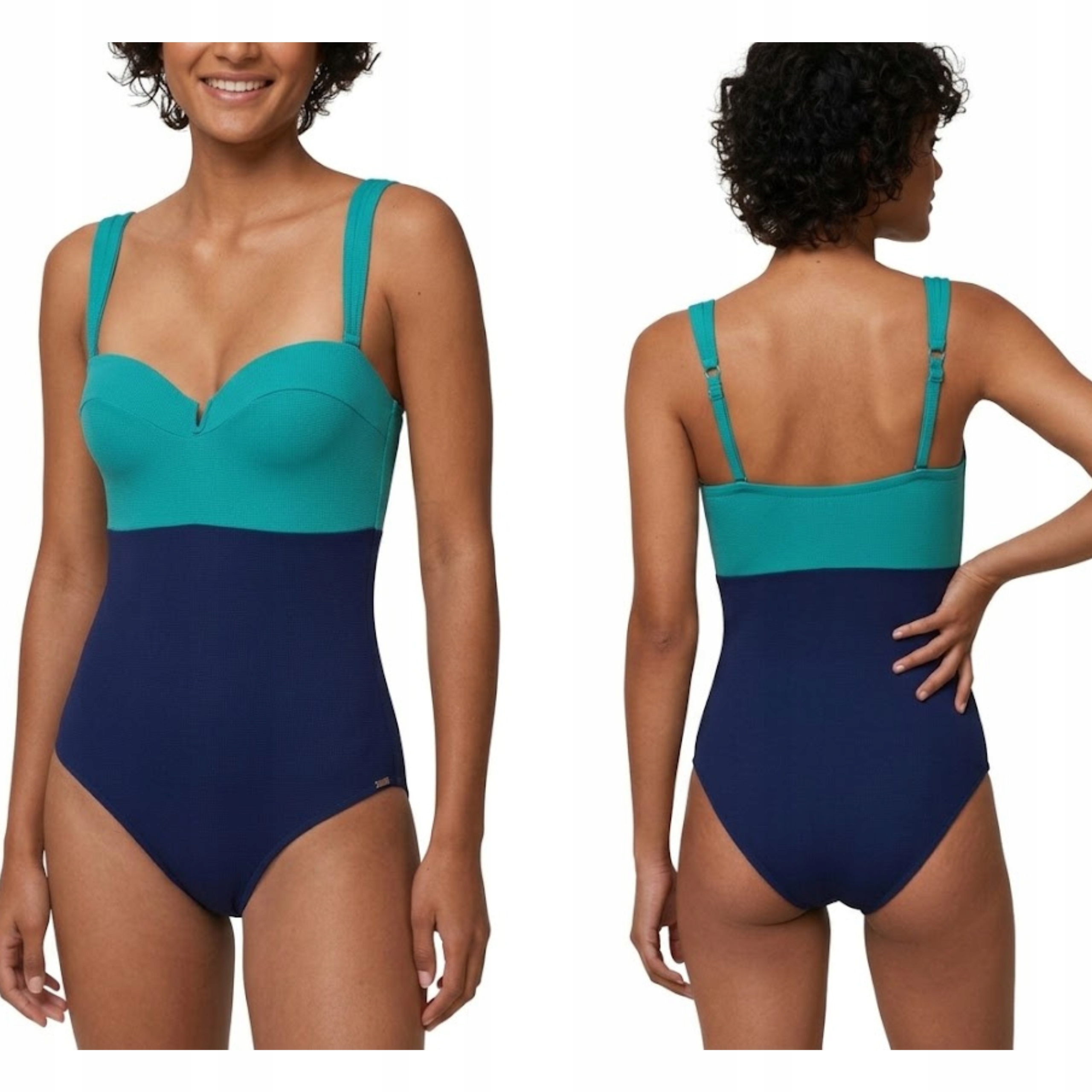 Triumph Jednodílné plavky Summer Glow Zelený Námořnická Modrá 38C 75C