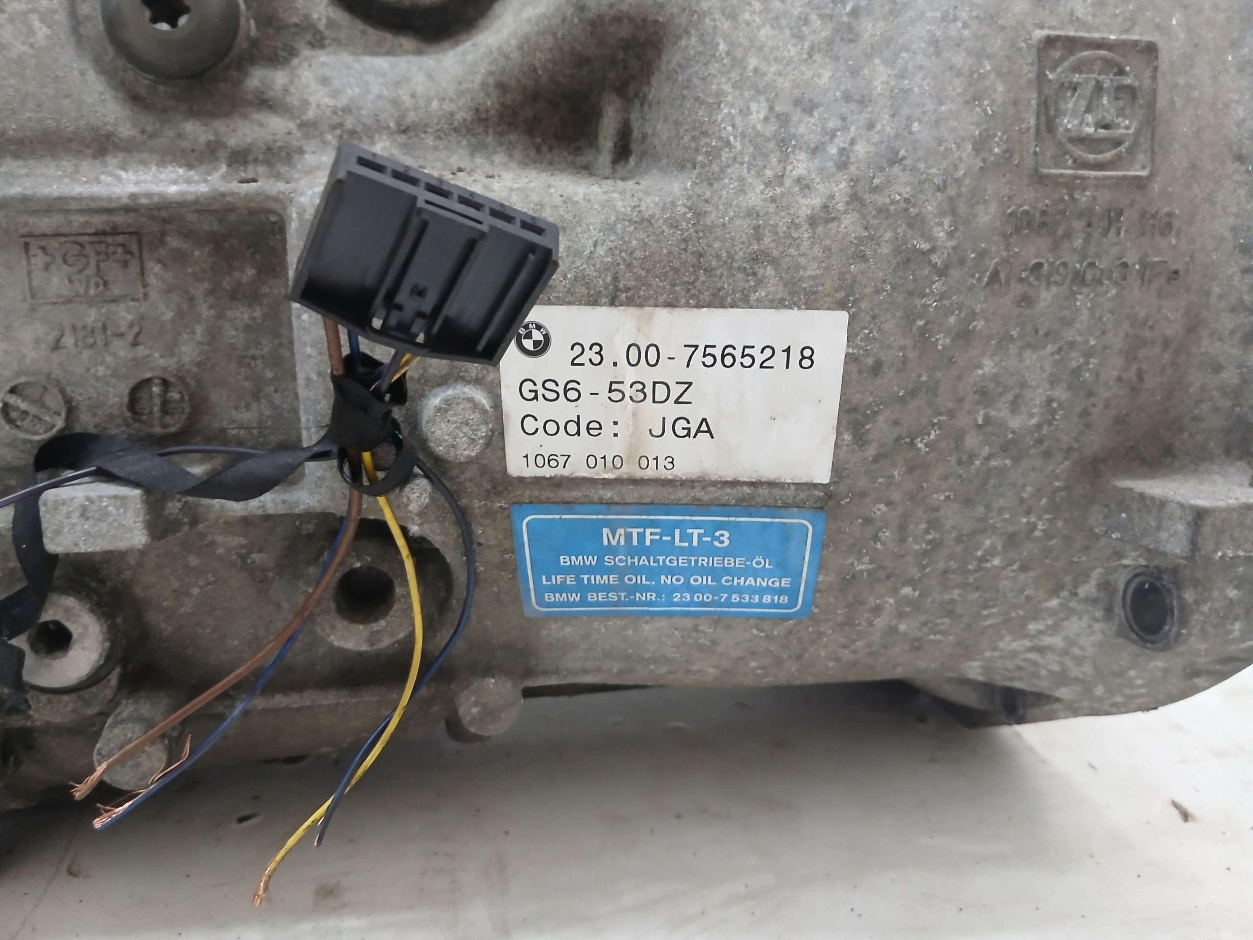 CAMBIO BMW E60 3.0 D 7565218 GS6-53BZ/DZ