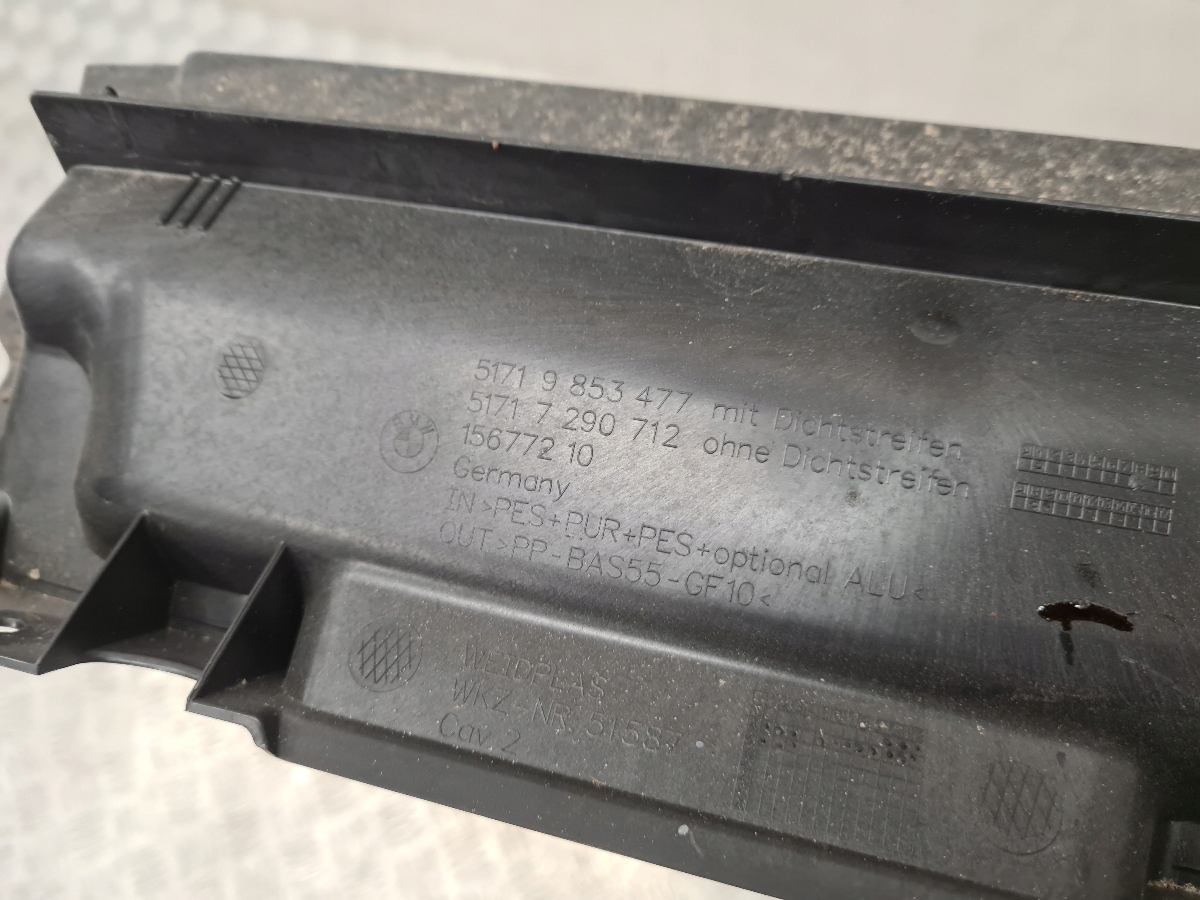 BMW F44 blende abdeckung wärmblech 9853477 7290712