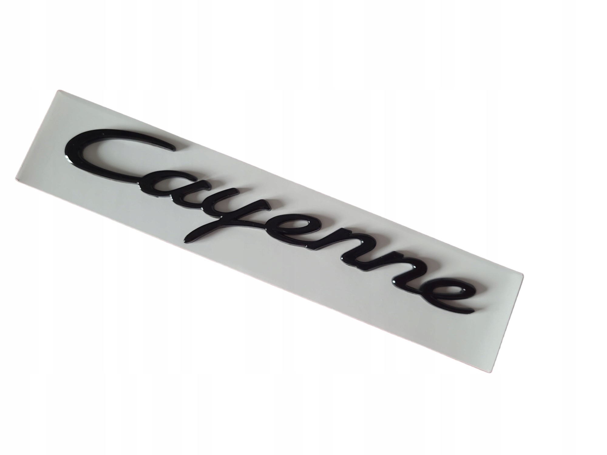 

Emblemat napis do Porsche Cayenne Black Glossy