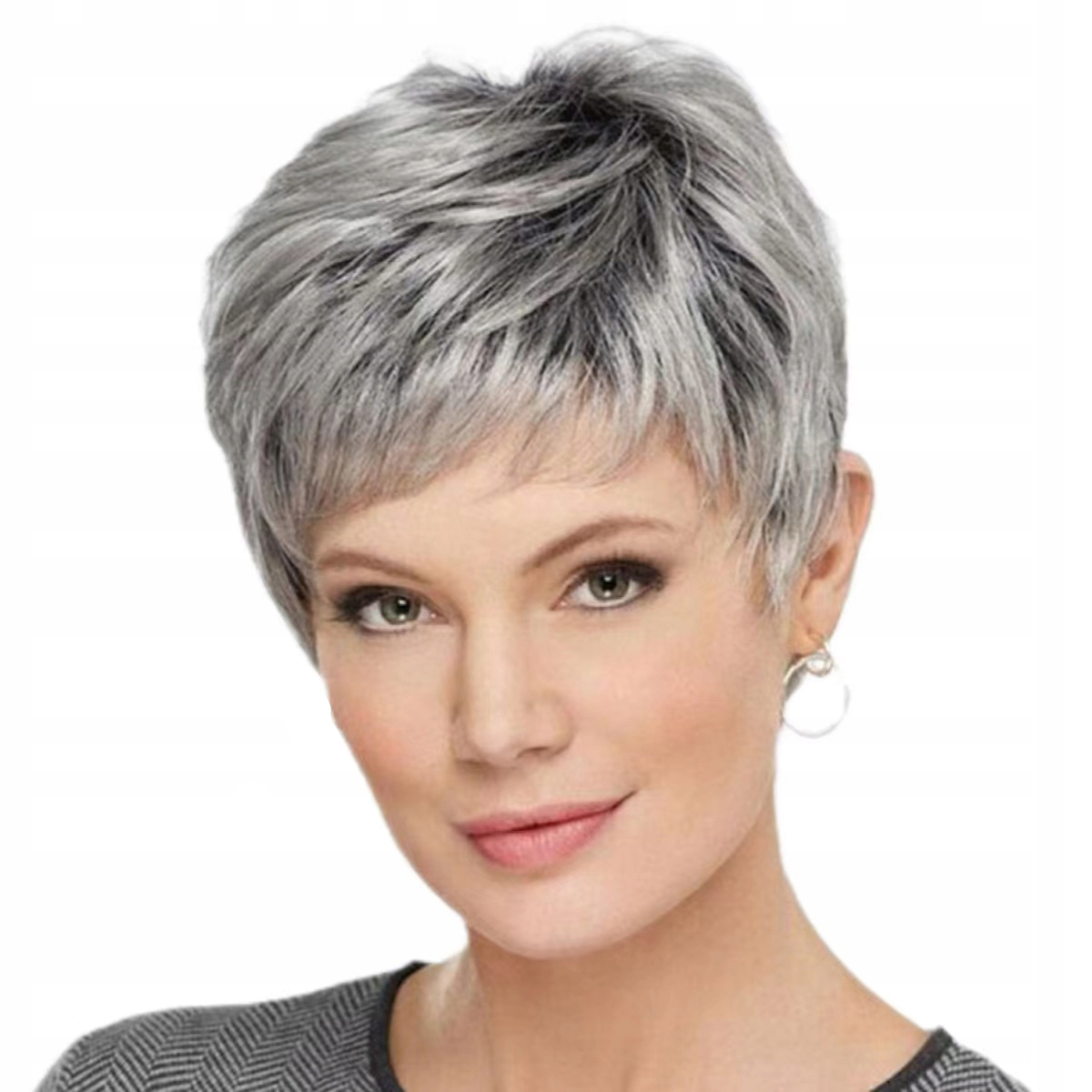 Dámská paruka Umělé Vlasy krátká paruka čepice zdarma