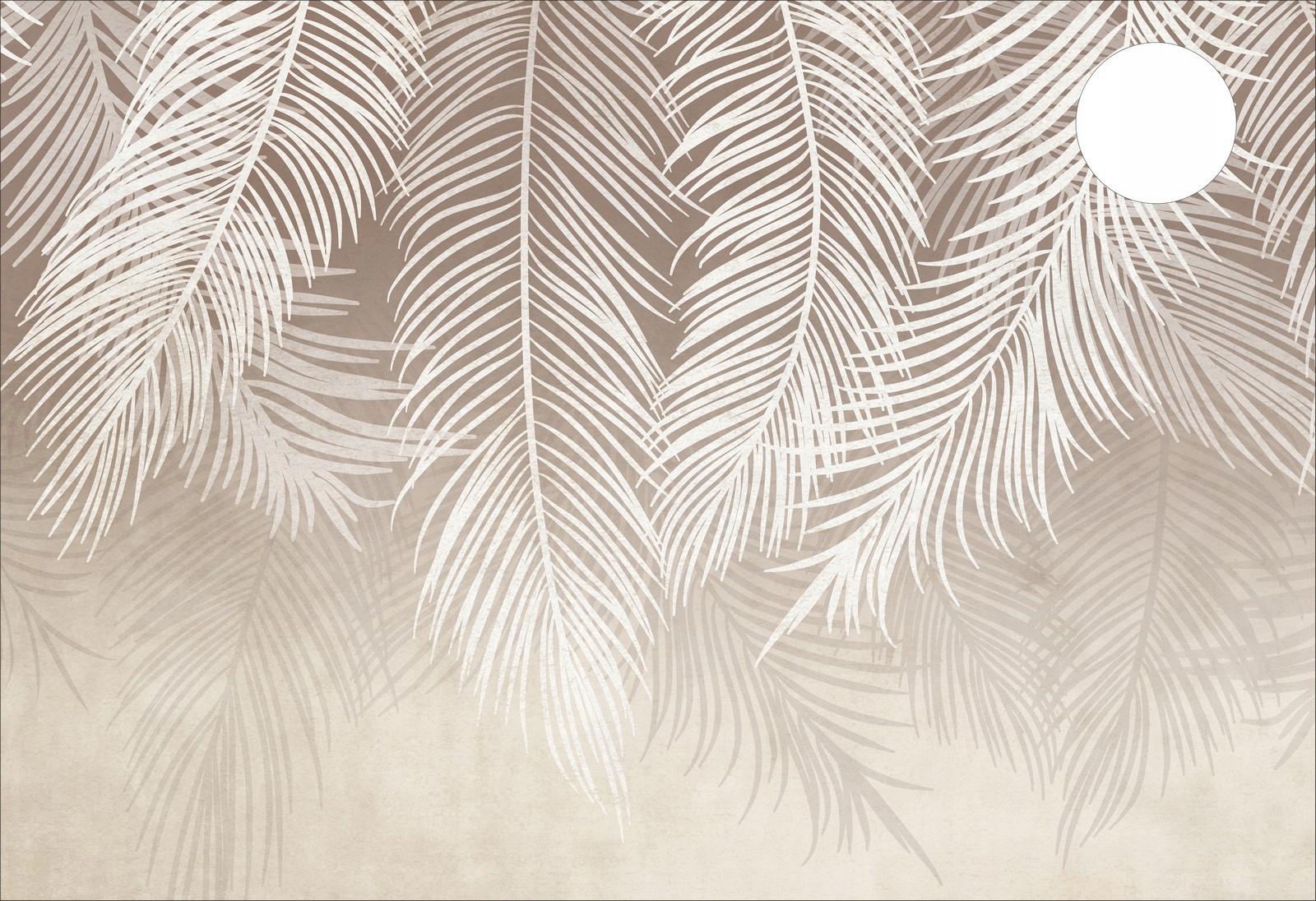 Mata ochronna na biurko micke 73x50 LIŚCIE PALMY