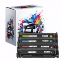 4x Tonery Do Tiskárny Hp CF540X CF541X CF542X CF543X 203X M281FDW M280NW