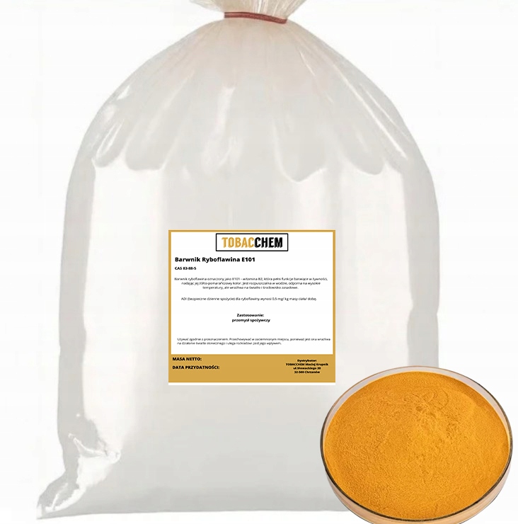 Potravinářské barvivo – Riboflavin E101 5 kg