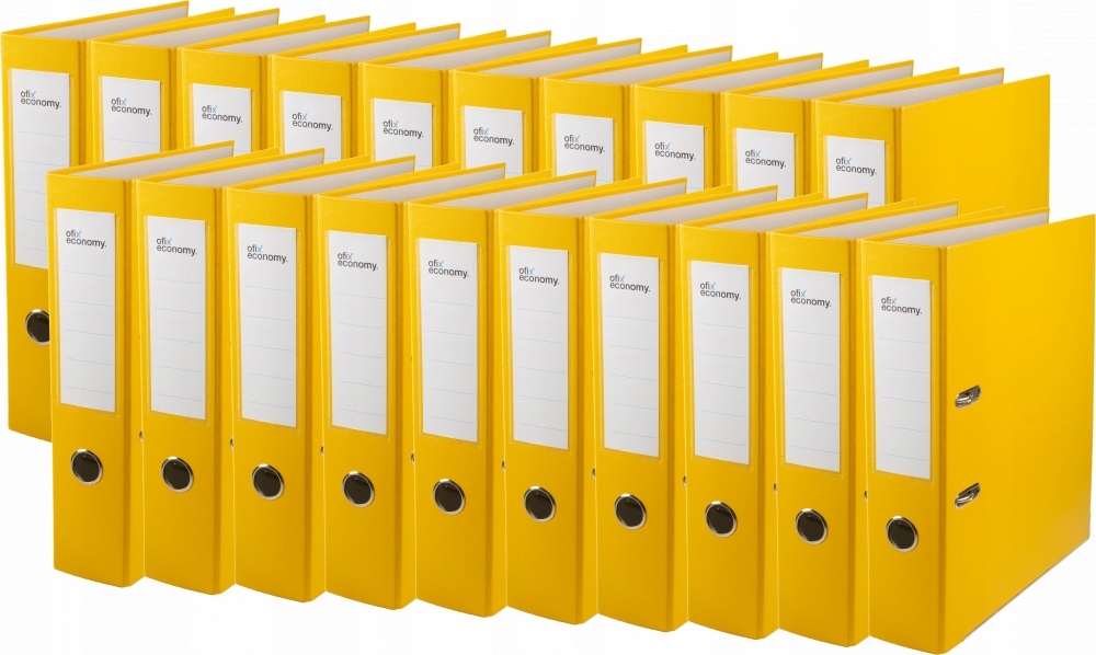 

Segregator A4 szerokość 75mm Żółty x 20 Sztuk