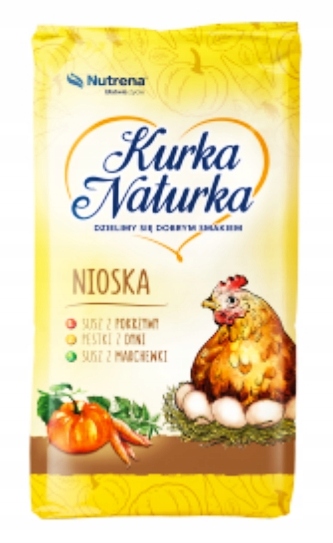 NUTRENA - KURKA NATURKA PASZA NIOSKA Dla Kur 25kg