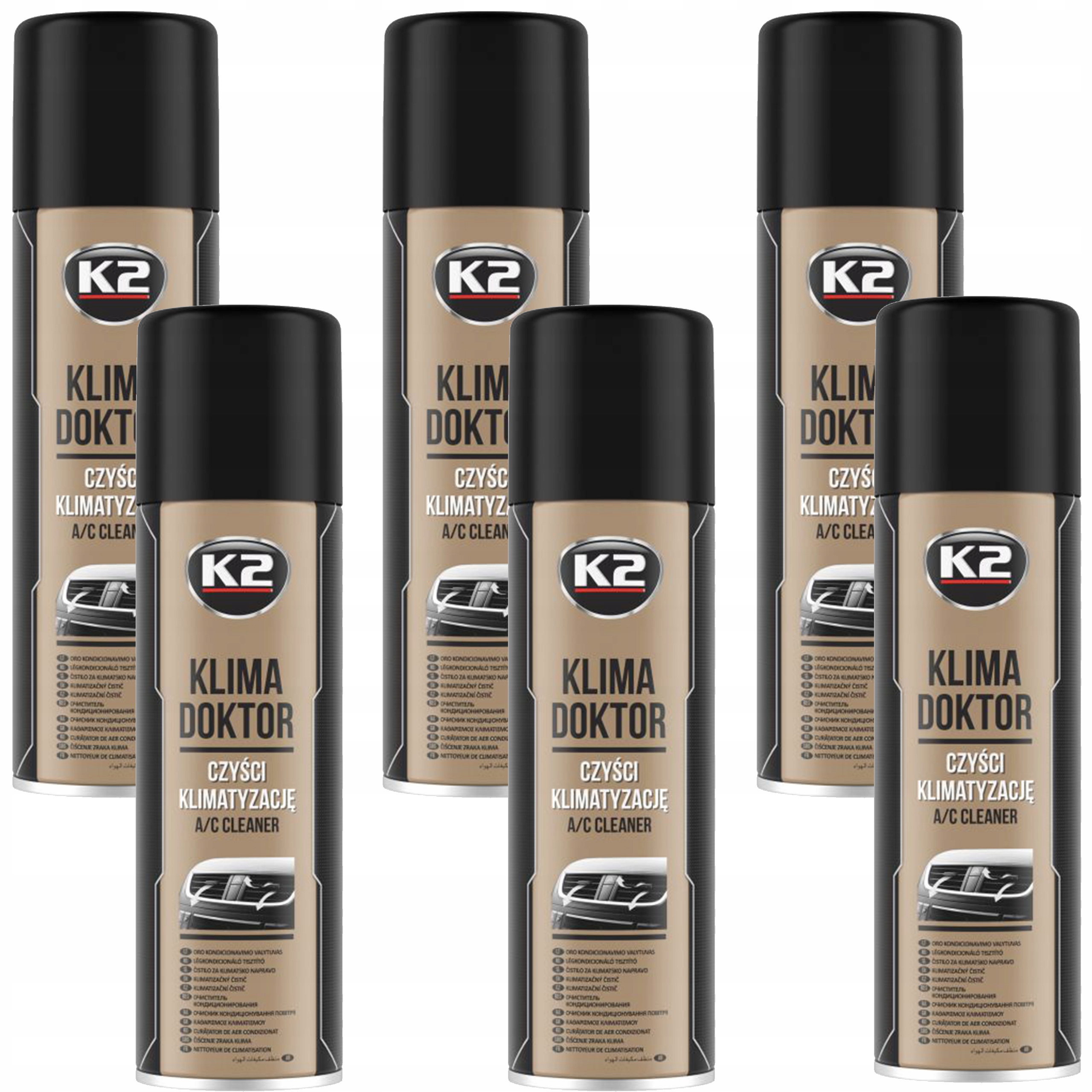 

K2 Odgrzybianie Klimatyzacji Klima Doktor 500ml x6