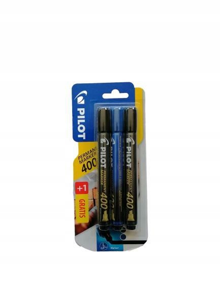 

Pilot Marker SCA400 czarny X2+Nieb.X1