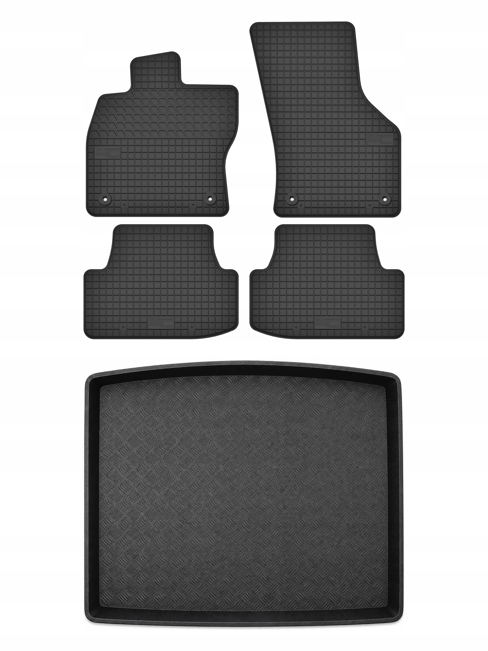 Gumové rohože SolidTread rohož batožinového priestoru pre: Seat Ateca 2016- Suv 5 el.