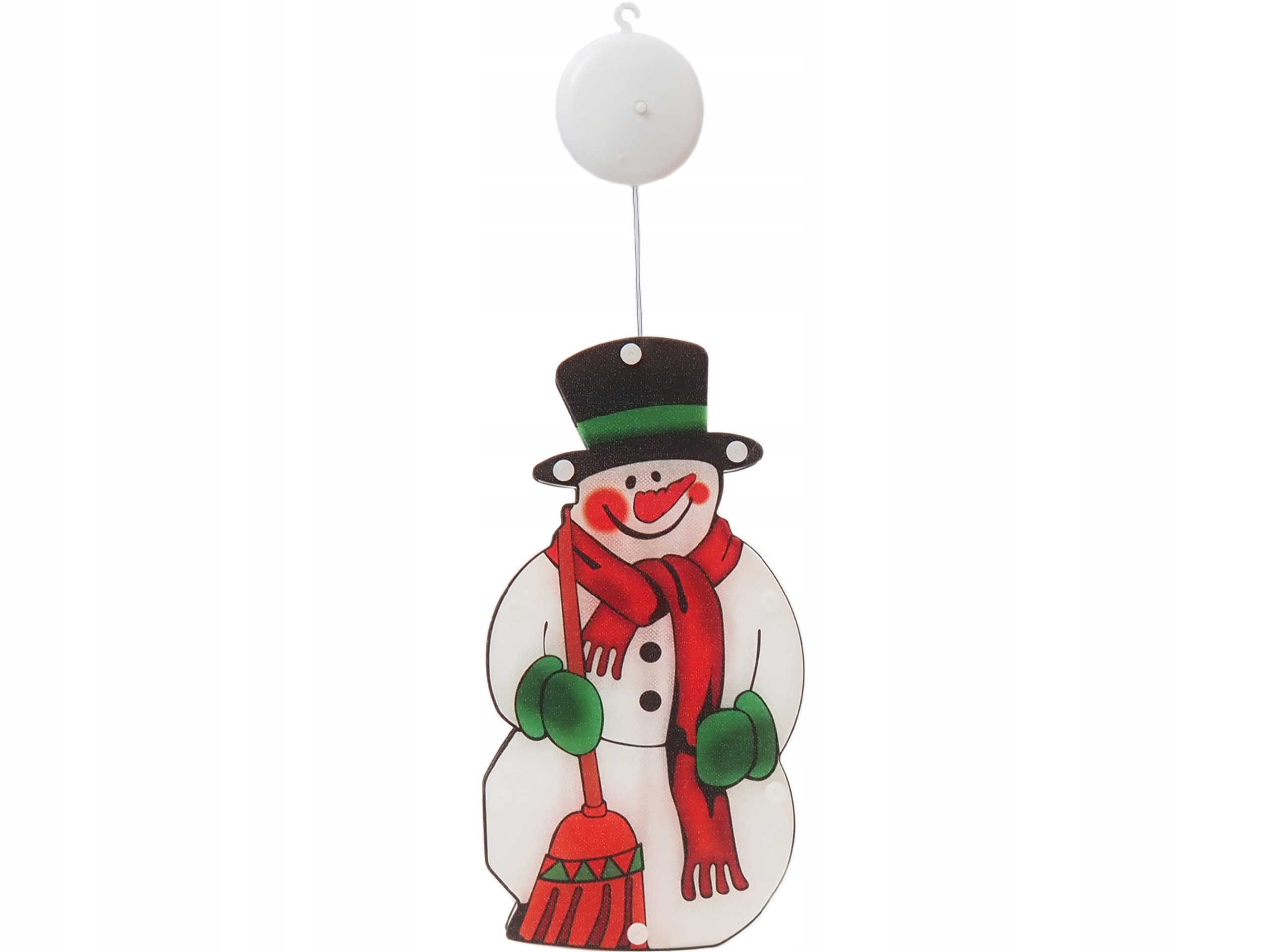 

Zawieszka Świąteczna Na Szybę Bałwan Led Lampki