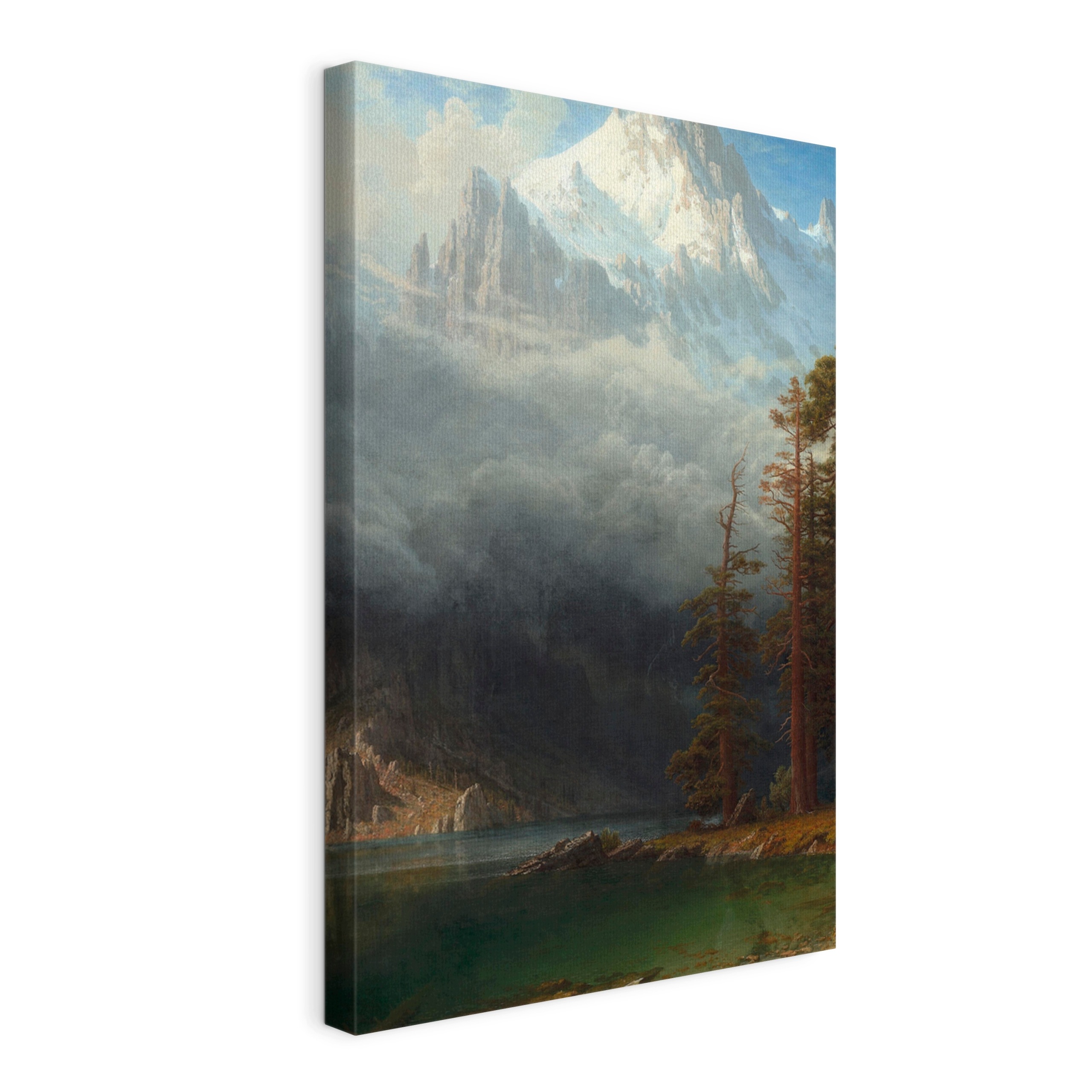 Obraz na plátně Albert Bierstadt – Lucernové jezero 45x30 cm