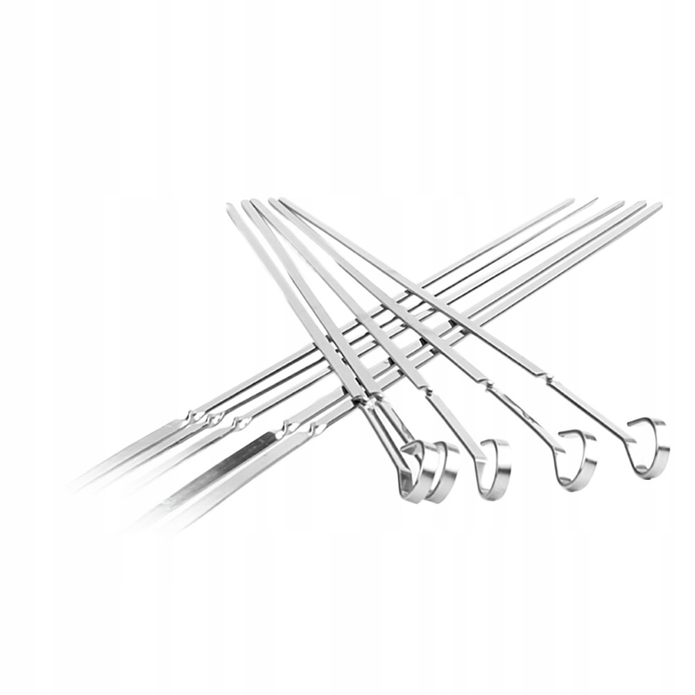 STALOWE SZPIKULCE DO GRILLA 10 SZT WIELOFUNKCYJNE I PRAKTYCZNE
