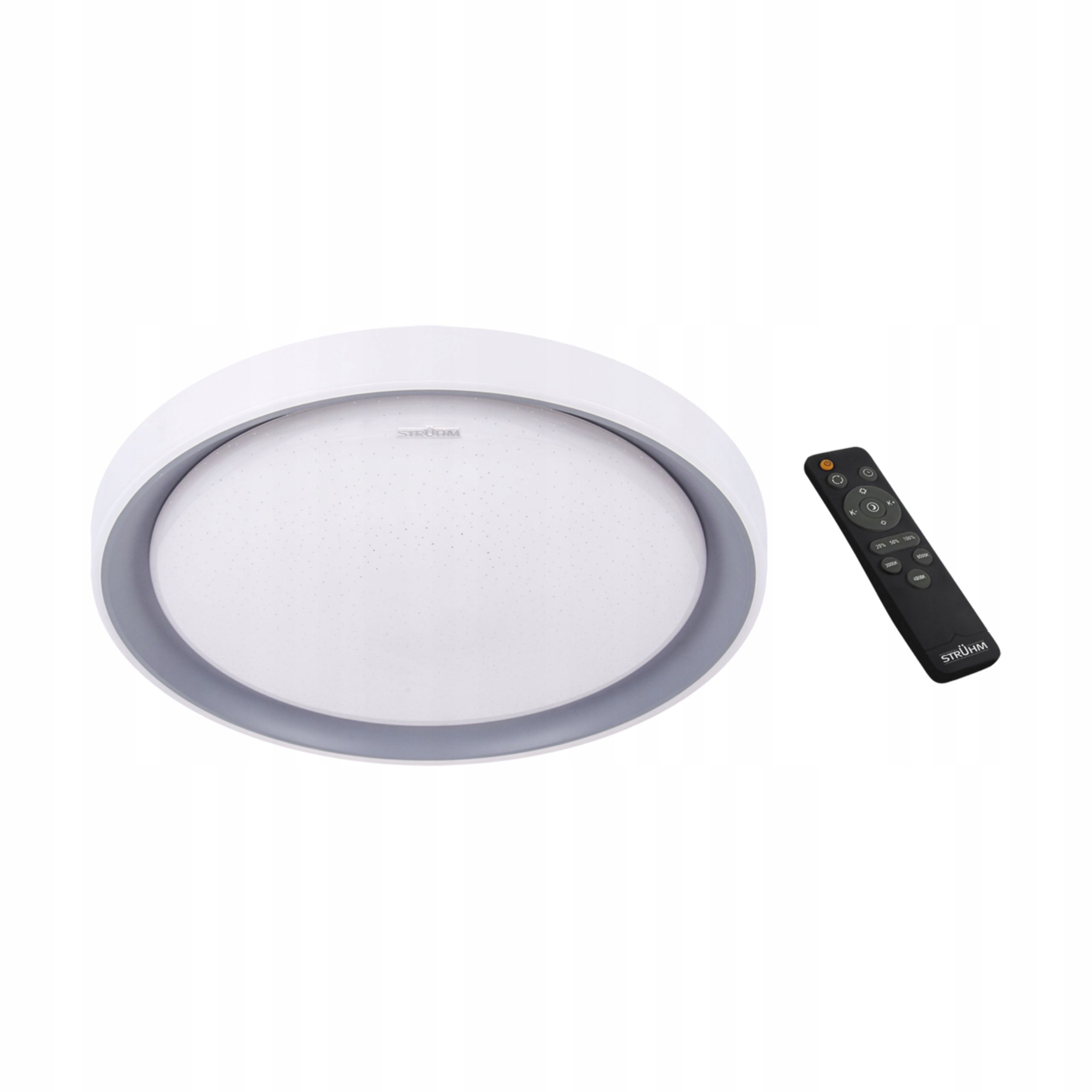 Stropné Svietidlo 51CM na diaľkové ovládanie, zmena jasu a farby, Ariel Led C 48W, Struhm