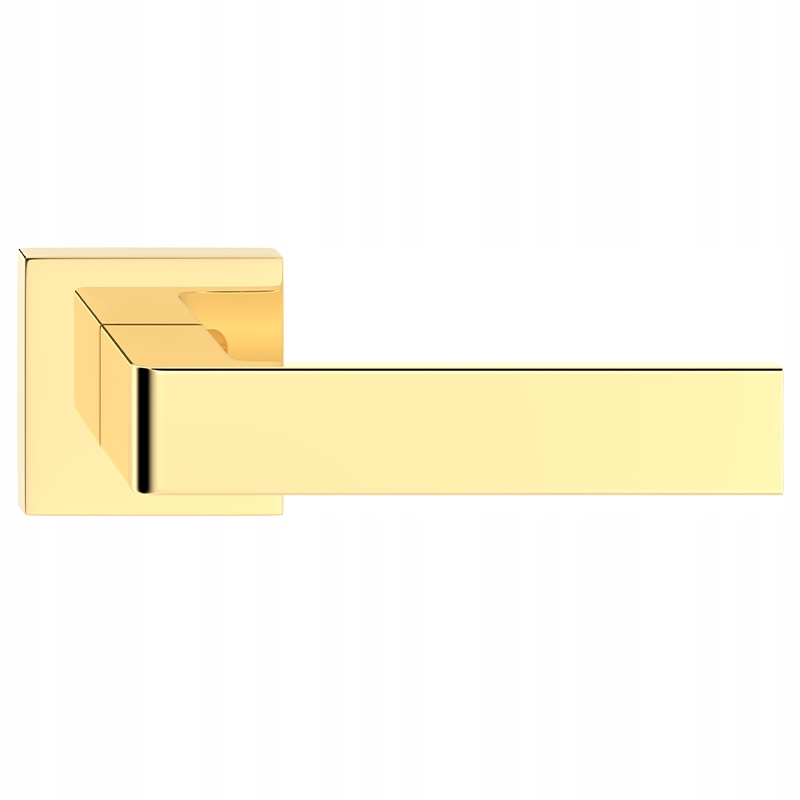 KLAMKA DRZWIOWA wewnętrzna RUMBA MOSIĄDZ BŁYSK