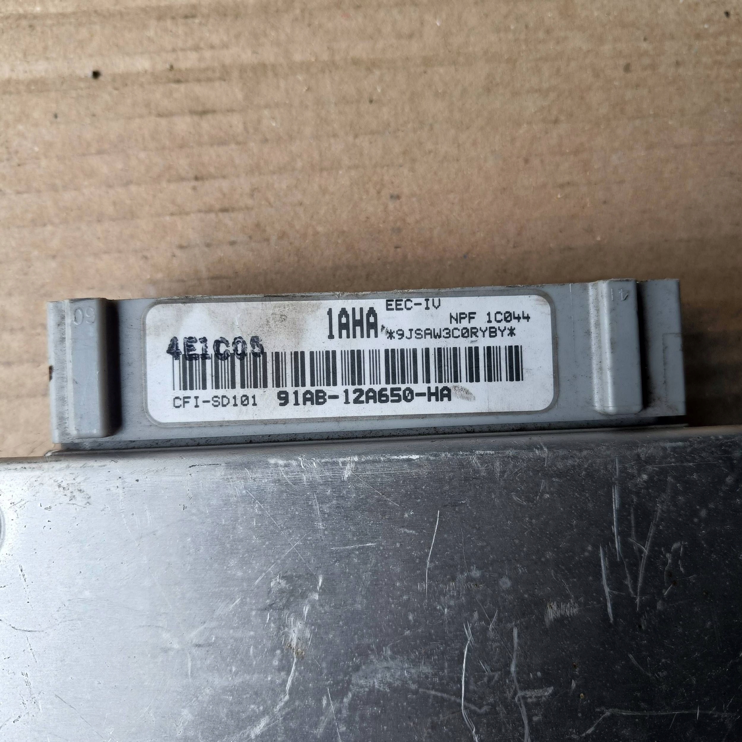 Ford Fiesta computer control unit of the engine
