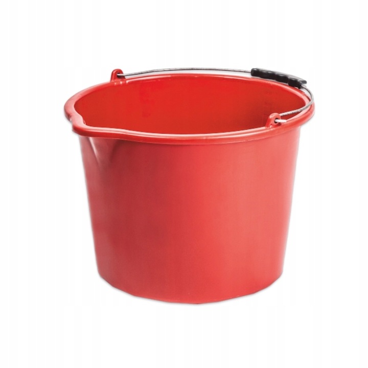 

Wiadro ogrodowe budowlane z uchwytem wypływką 12L