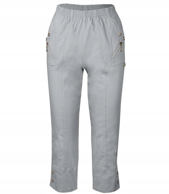 

Cienkie elastyczne spodnie w gumkę dł.3/4 40