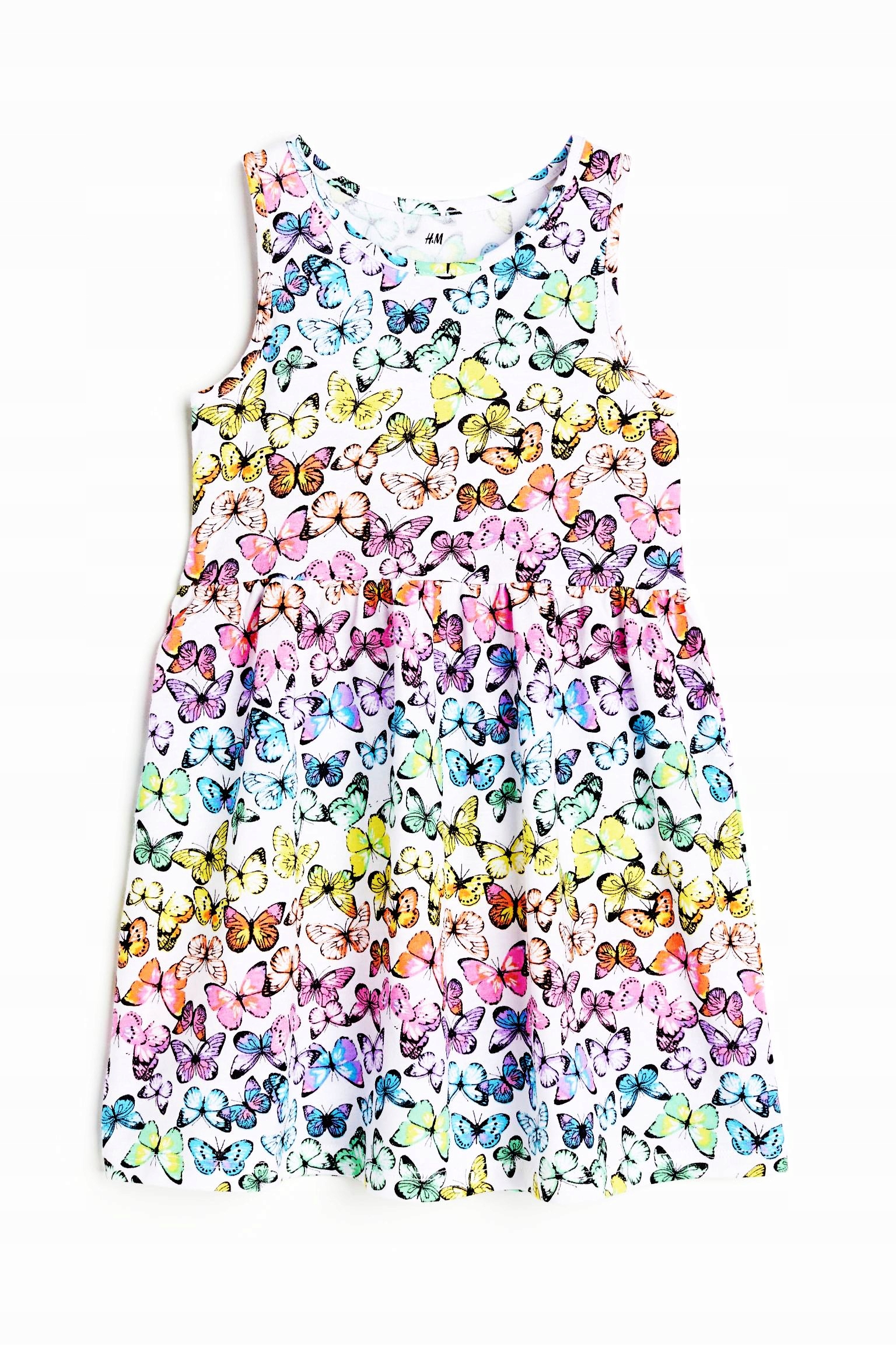 

Nowa H&m sukienka kolorowe Motylki 122/128