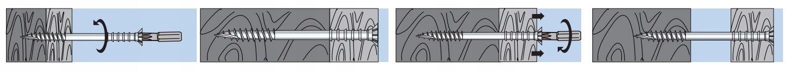 WKRĘTY DO POZIOMOWANIA ŁAT 6x90 DYSTANSOWE REGULACYJNE 100szt TX30 DOMAX Waga produktu z opakowaniem jednostkowym 1.2 kg