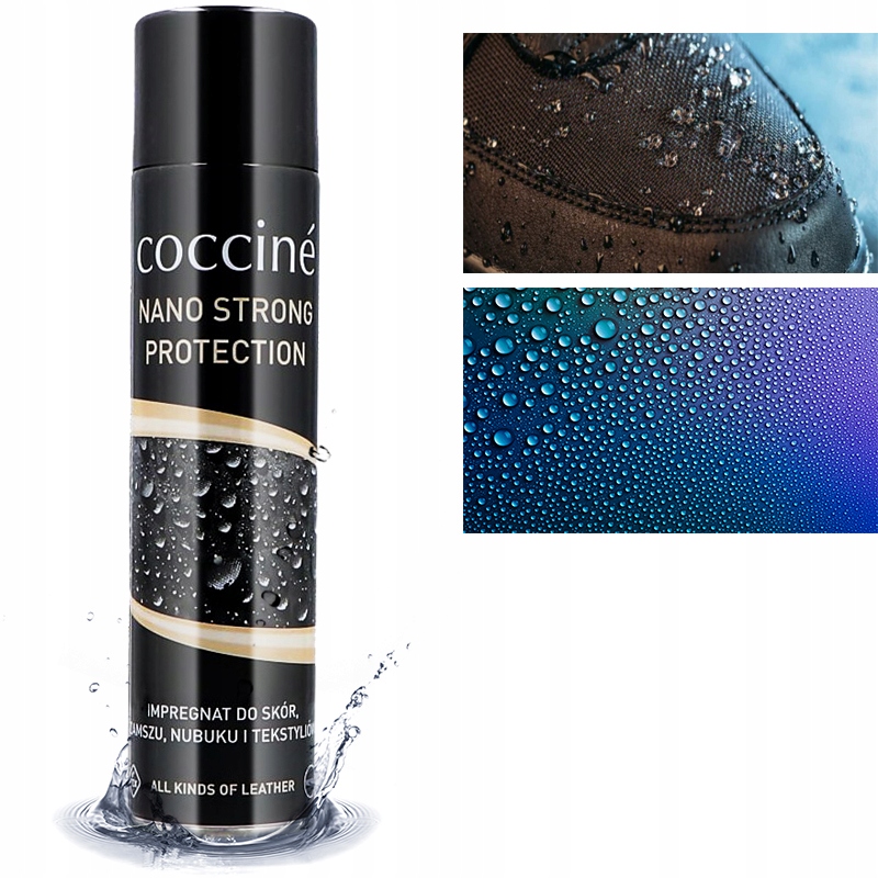 NANO PROTECTOR COCCINE IMPREGNAT DO BUTÓW 400 ml Waga produktu z opakowaniem jednostkowym 0.2 kg