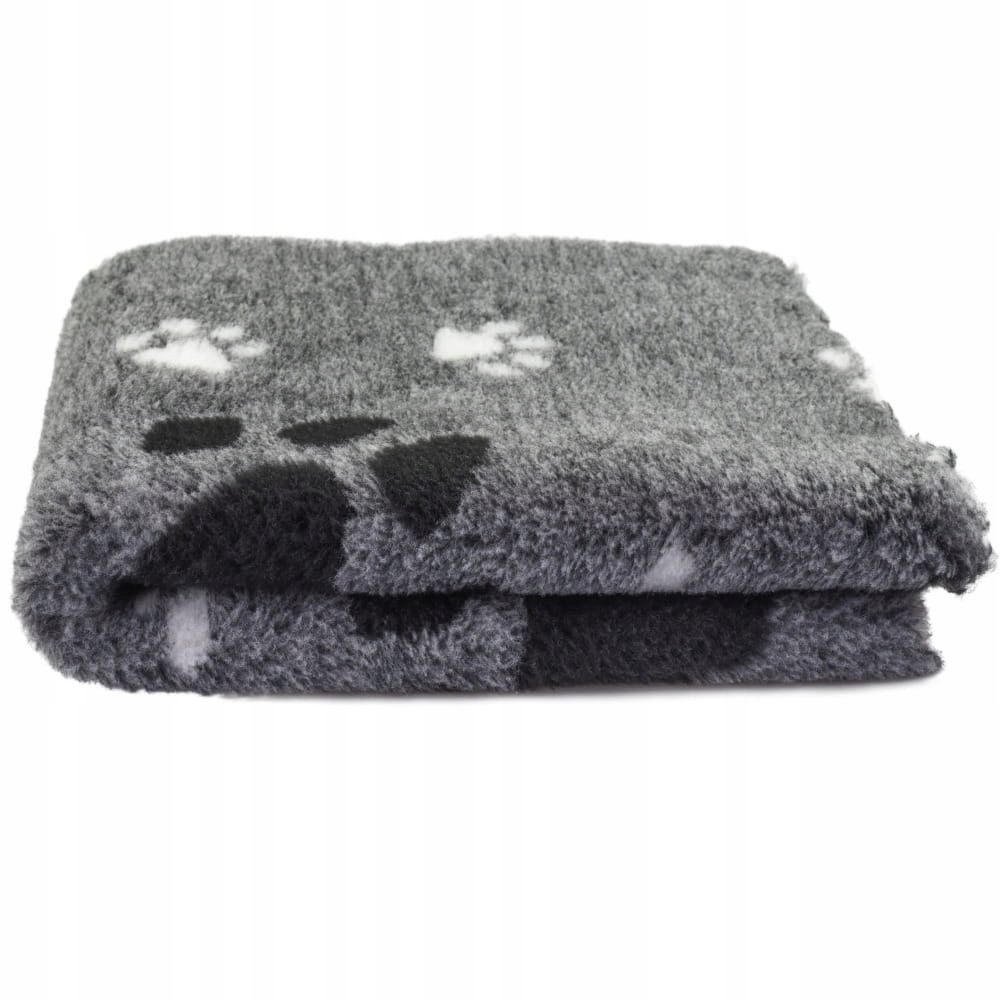 Levně DryBed Blovi VetBed A+ pelíšek grafit-černé tlapky XL 150cm x 150cm