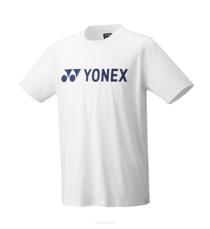 Koszulka tenisowa Yonex Practice Logo biała L