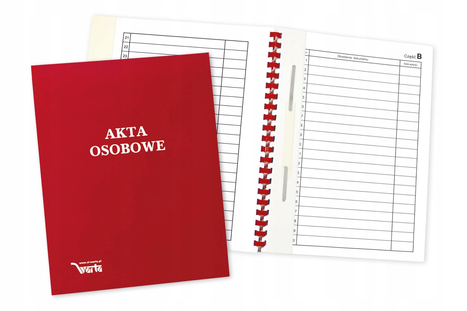 

Teczka Akt Osobowych, binda wew. Abcde, bez treści