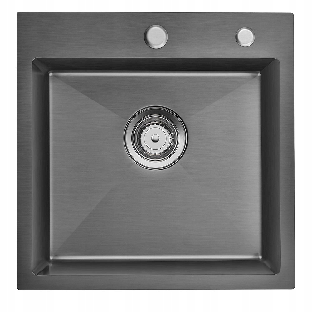 

45x45 Zlew Zlewozmywak Stalowy Jednokomorowy Syfon