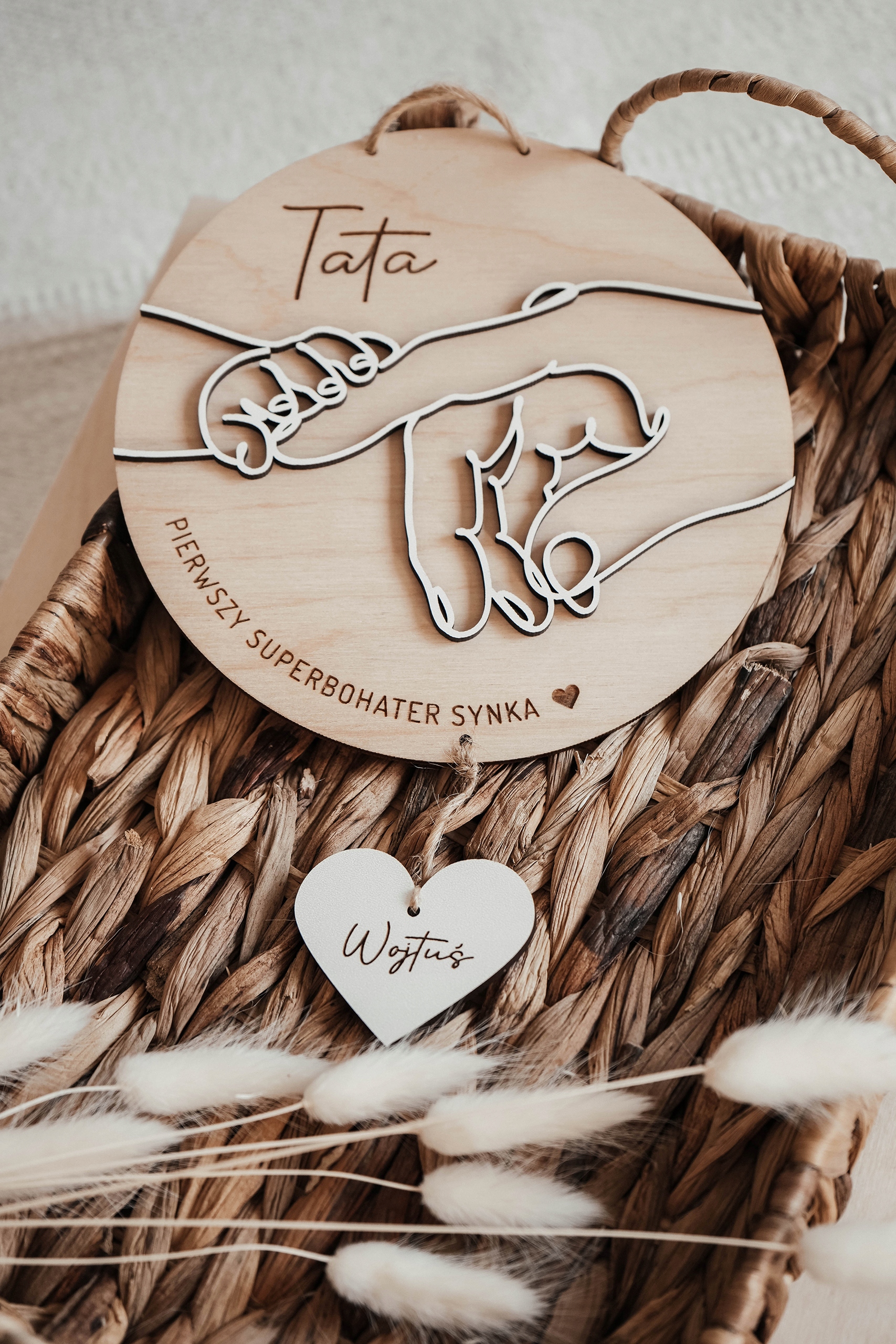 Prezent na DZIEŃ OJCA TATY zawieszka pierwszy Marka inna