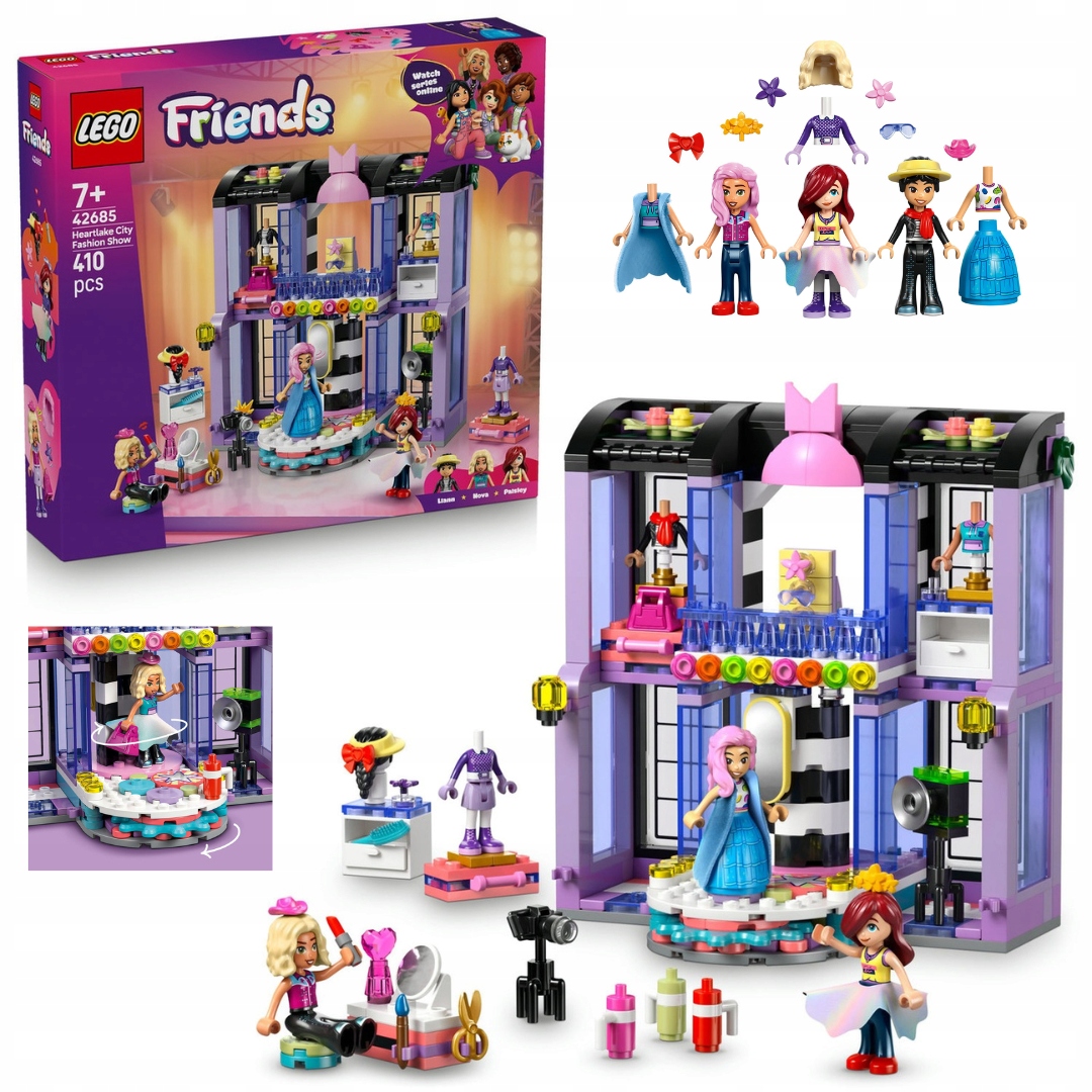 Lego 42685 Friends Módní přehlídka ve městě Heartlake Sada módních hraček