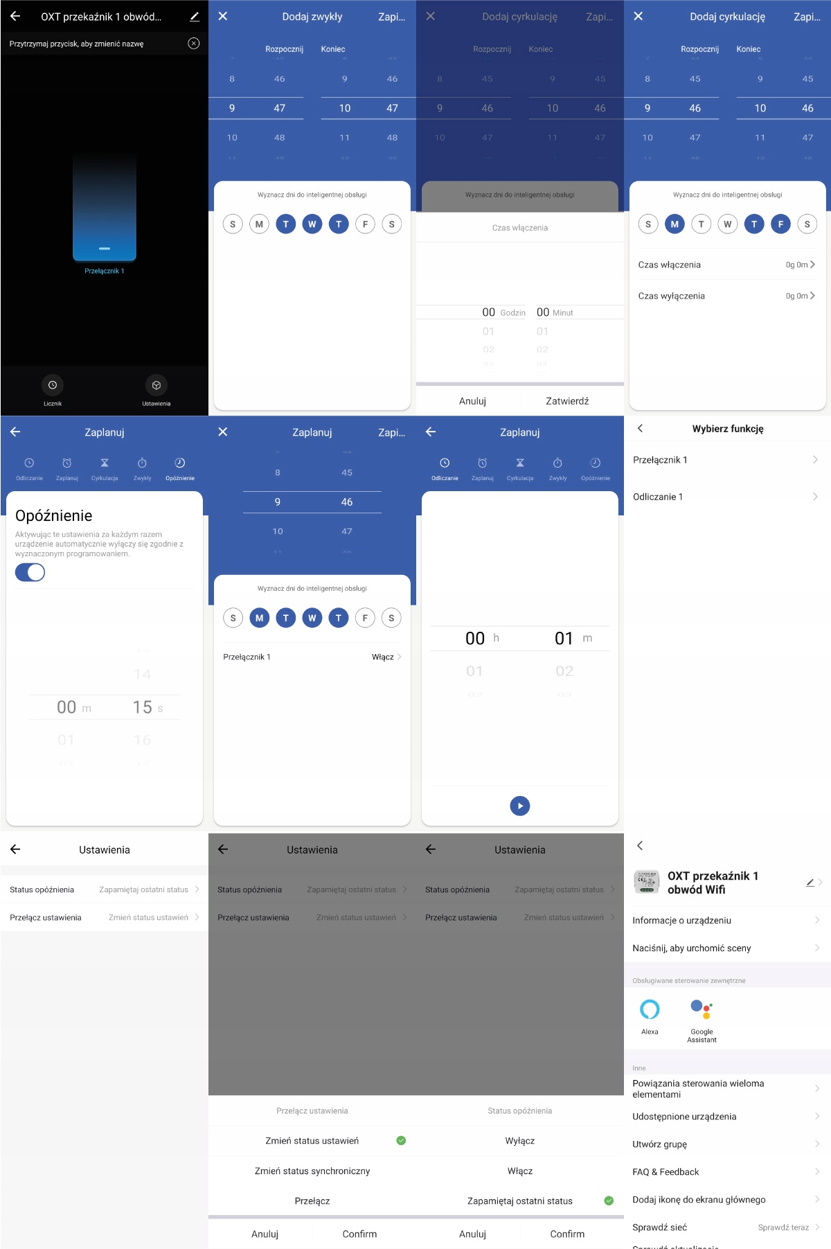 OXT Mini Moduł Przekaźnik Beznapięciowy WiFi TUYA Smart Life Kod producenta beznapięciowy WiFi TUYA