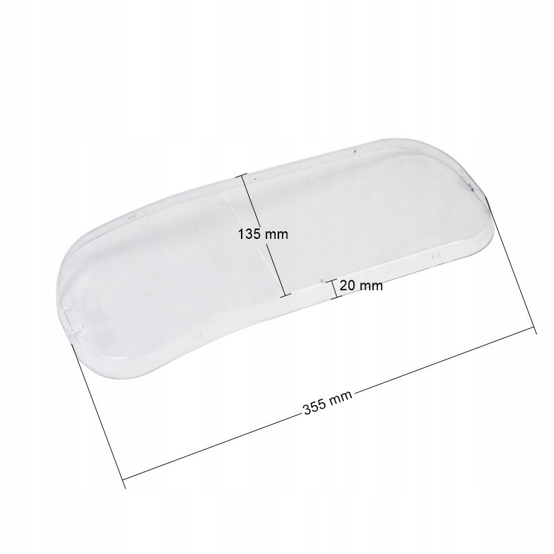 ŚWIETLIK OWALNY WIĘKSZY KABINY WÓZEK TOYOTA 8