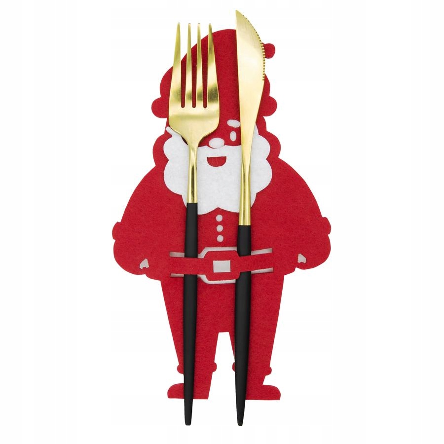 

Podkładki etui na sztućce Świąteczne mikołaj 6szt